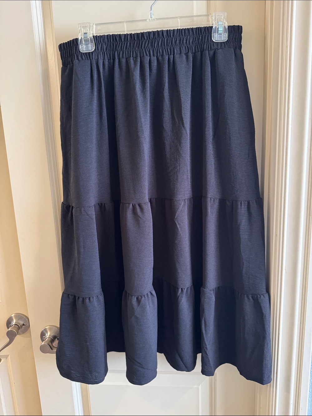 Black Tiered Skirt